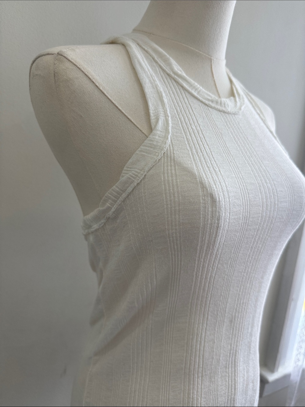 Pilcro by Anthropologie Ribbed Tank Top Size Small 🤍 - Picture 8 of 9